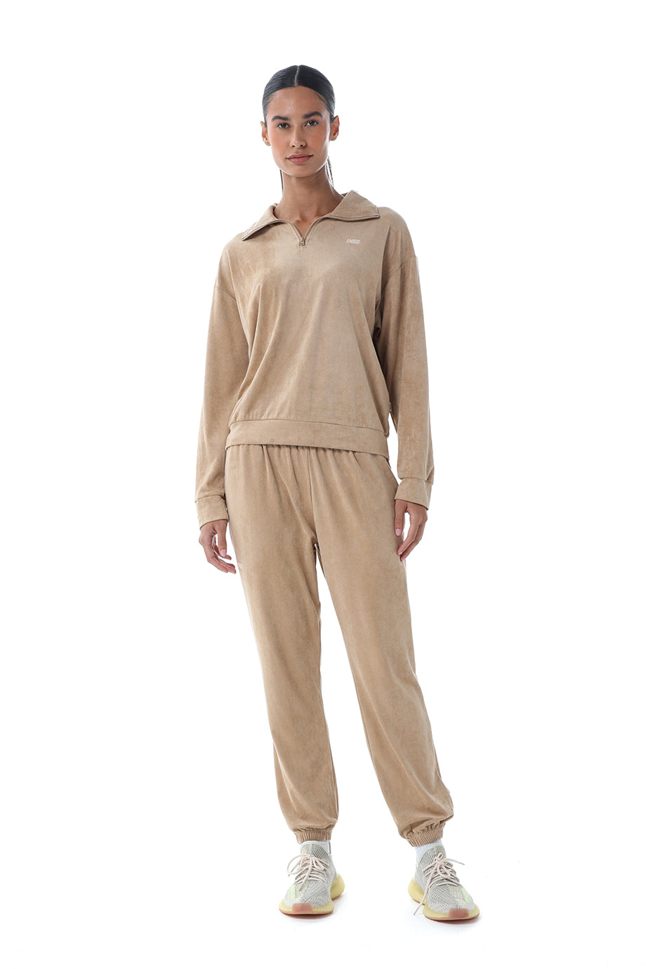 Beige Velour Set – QNOOQ
