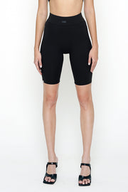 Black Biker Short