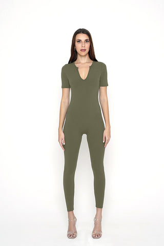 Army Green Jumpsuit