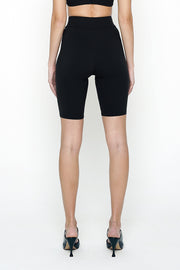 Black Biker Short