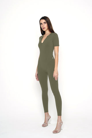 Army Green Jumpsuit