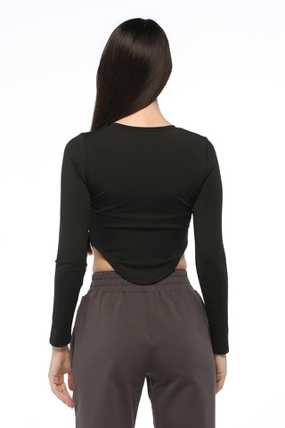 Black Long Sleeve Top