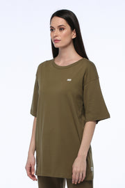 Army Green Oversized T-shirt