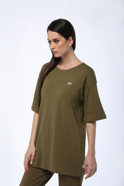 Army Green Oversized T-shirt