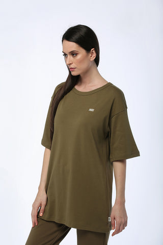 Army Green Oversized T-shirt