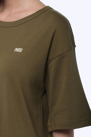 Army Green Oversized T-shirt