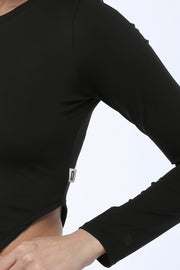 Black Long Sleeve Top